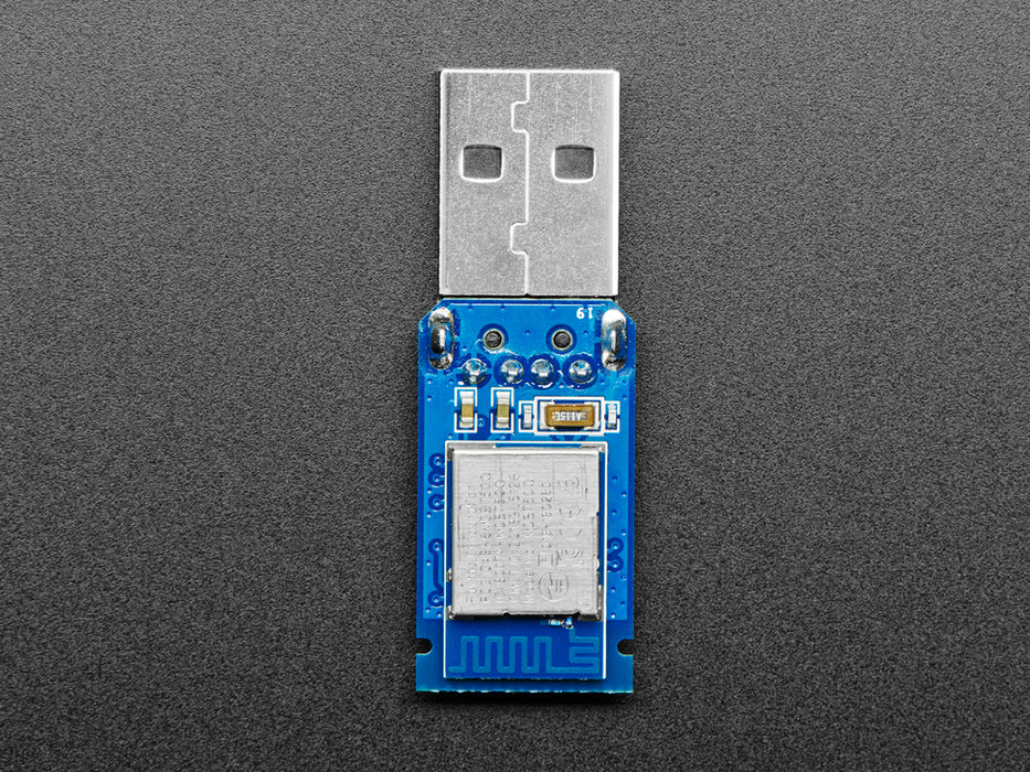 Angled shot of Bluetooth USB key.