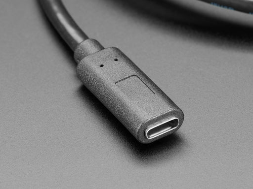 Angled shot of a USB Type C Extension Cable - 2 meter long. 