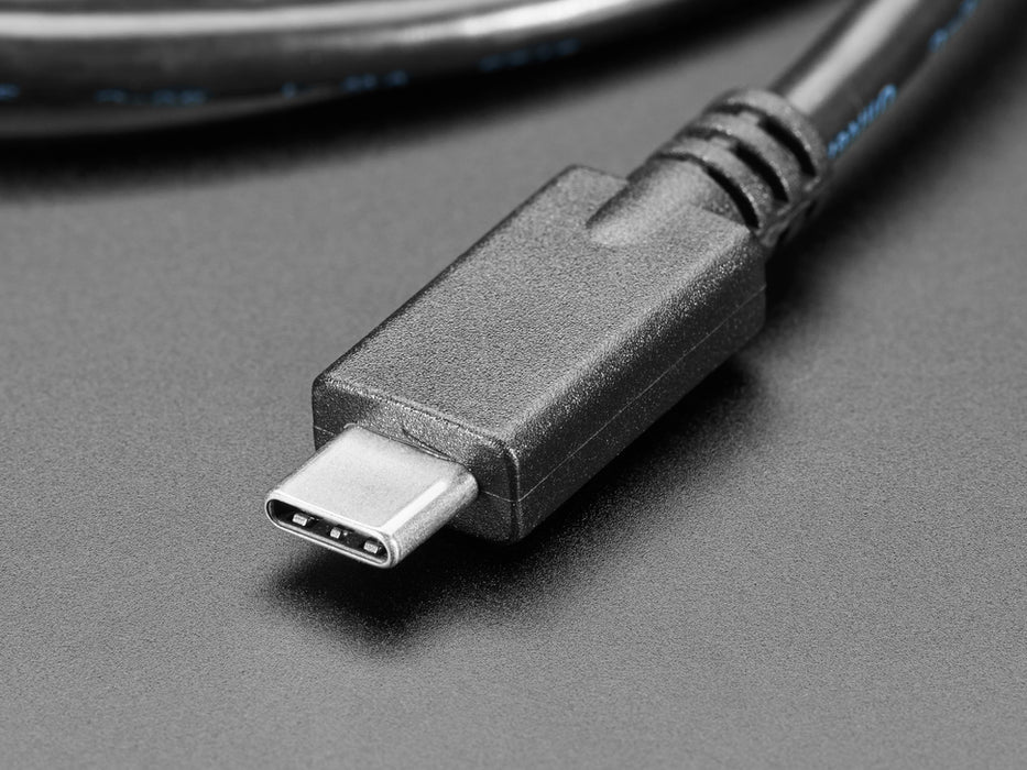 Angled shot of a USB Type C Extension Cable - 1 meter long.