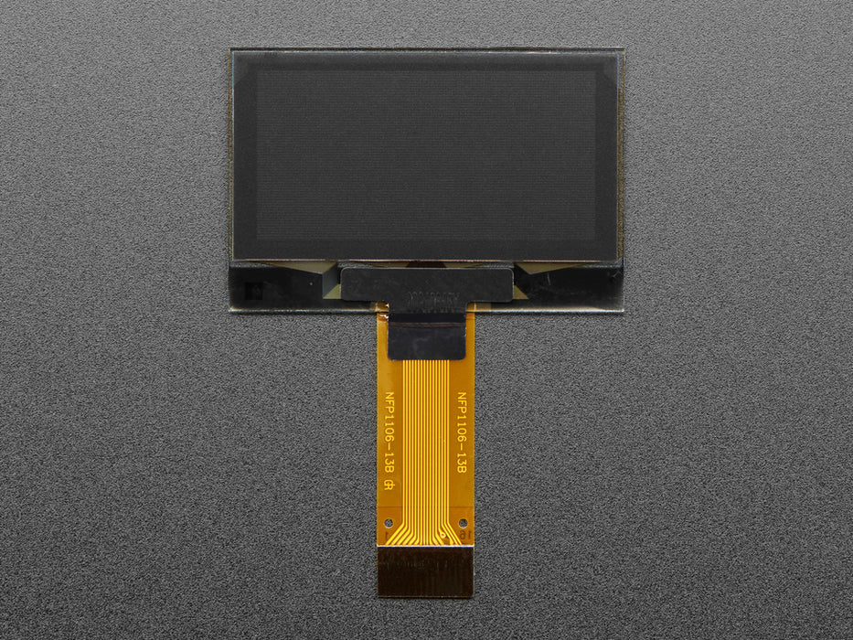 Angled shot of 1.3" OLED display module.