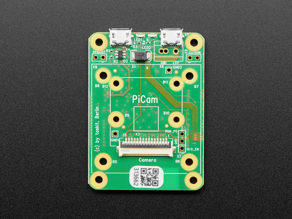 Angled shot of PiCam Module.