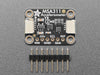 Angled shot of black accelerometer breakout board.