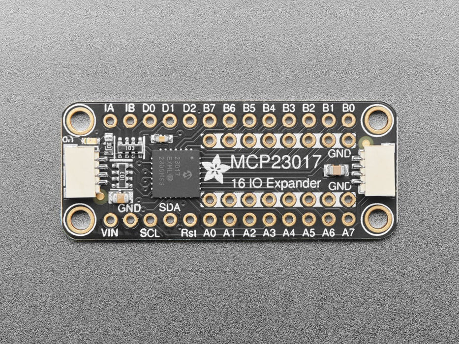 Angled shot Adafruit MCP23017 I2C GPIO Expander Breakout