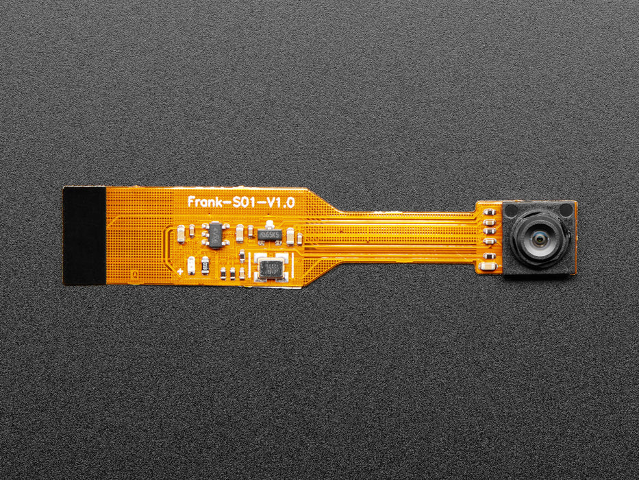 Angled shot of camera module.