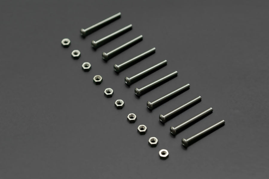 10 Sets M3x30 Screw Low Profile Hex Head Cap Screw