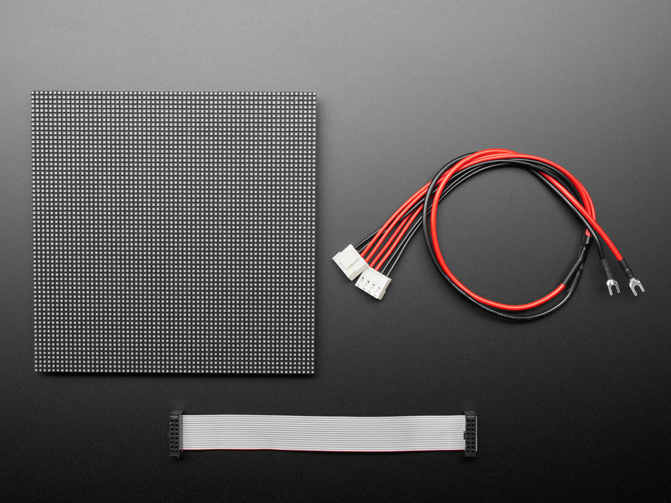 64x64 RGB LED Matrix Panel with 45 Degree Curb-Cut - 2.5mm Pitch ...