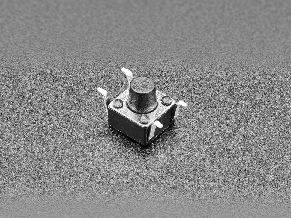 Reverse Mount Tactile Switch Buttons - 6mm square - 10 Pack — Robot Italy