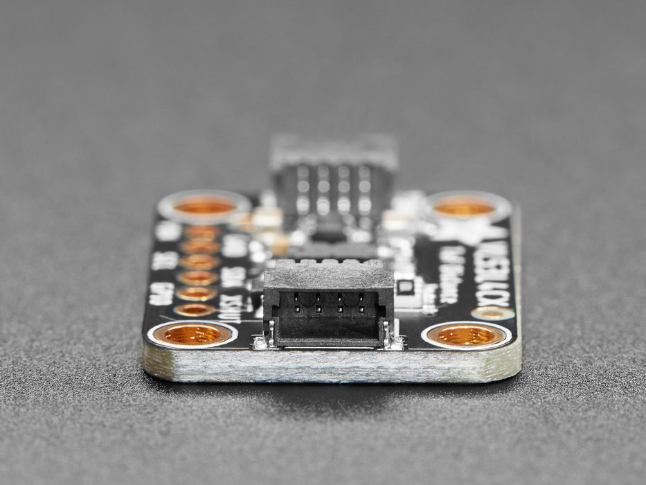 Angled shot of proximity sensor breakout.