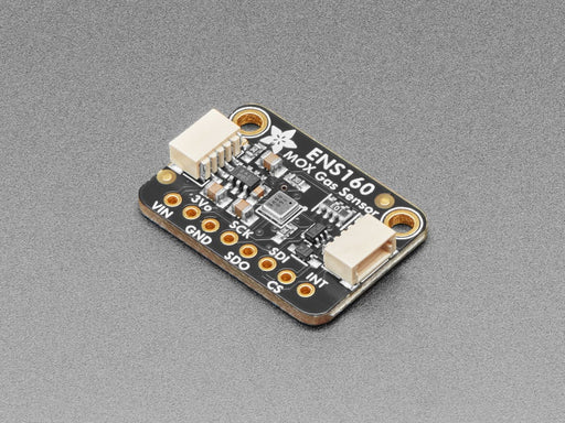 Video of an alcohol swab wafted over a gas sensor connected to an OLED display and microcontroller. The alcohol values on the OLED spike 