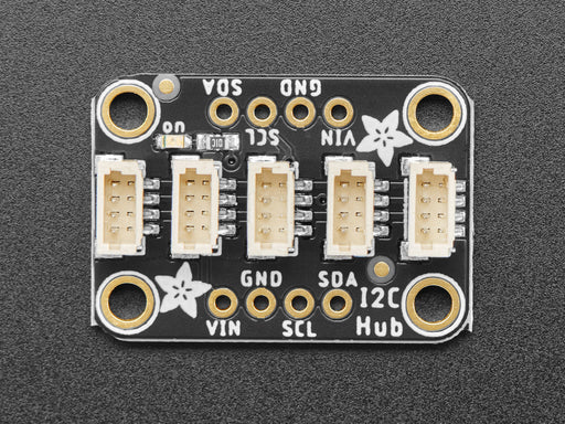 Angled shot of STEMMA QT breakout board.