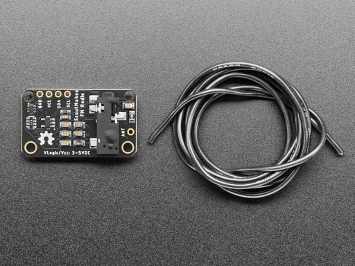 Angled shot of FM Radio breakout board.