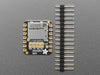 Angled shot of small microSD breakout board.