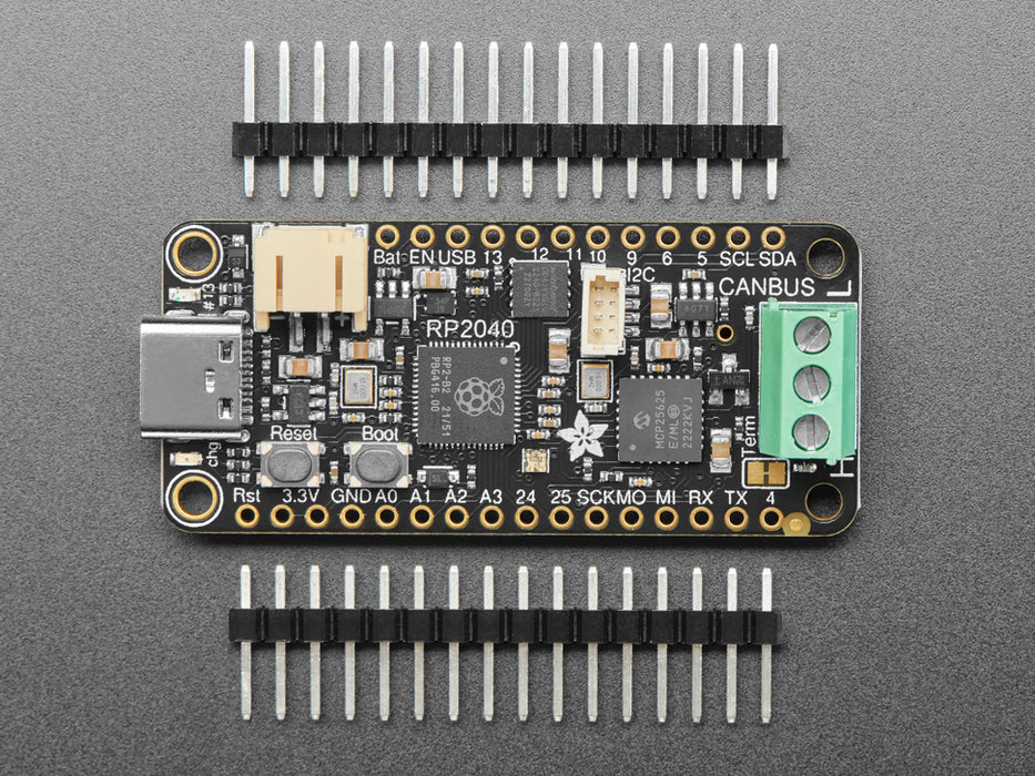 Adafruit RP2040 CAN Bus Feather - MCP2515 CAN Controller.