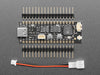 Angled shot of long skinny black microcontroller.