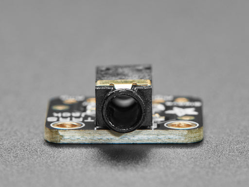 angled shot of TRRS jack breakout board.