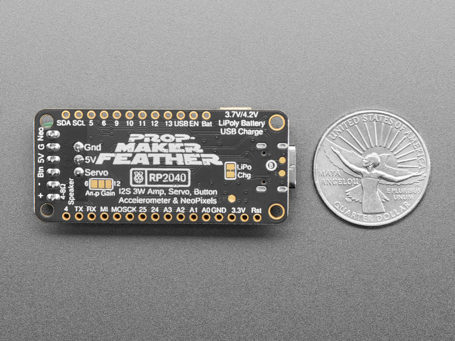 Video of a white hand pressing a button to briefly turn an LED strip into white lights. Also wired up to the microcontroller are a servo motor and a speaker.