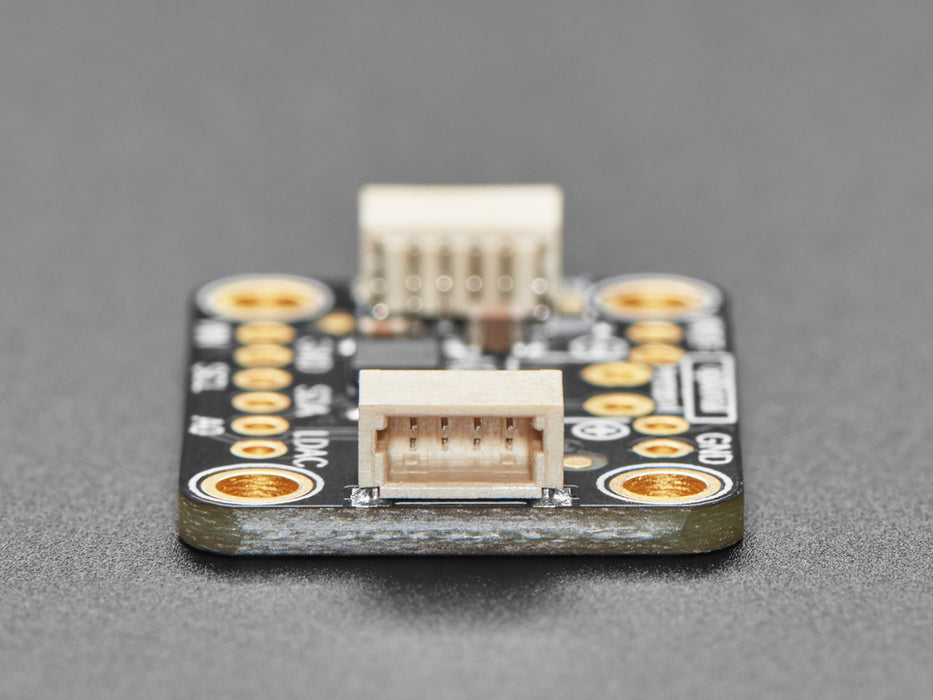 Angled shot of DAC breakout board.