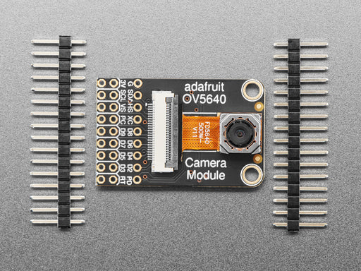 Angled shot of camera module breakout.