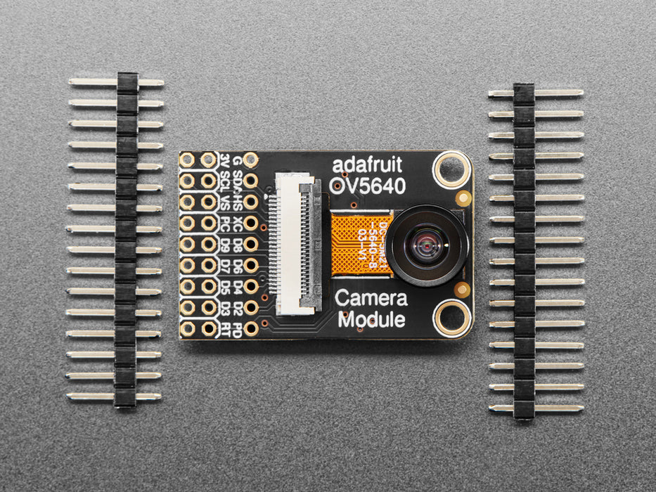 Angled shot of camera module breakout.