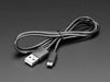 USB cable - USB A to Micro-B - 3 foot long