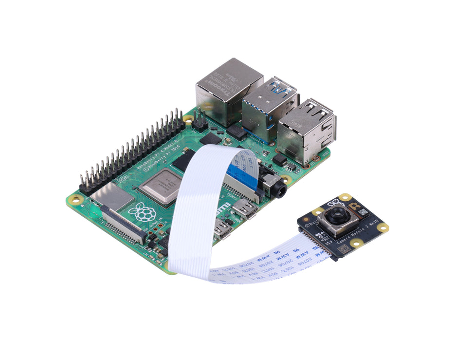 Raspberry Pi Camera Module 3 NoIR - Sony IMX708, 4608 × 2592 pixels, autofocus