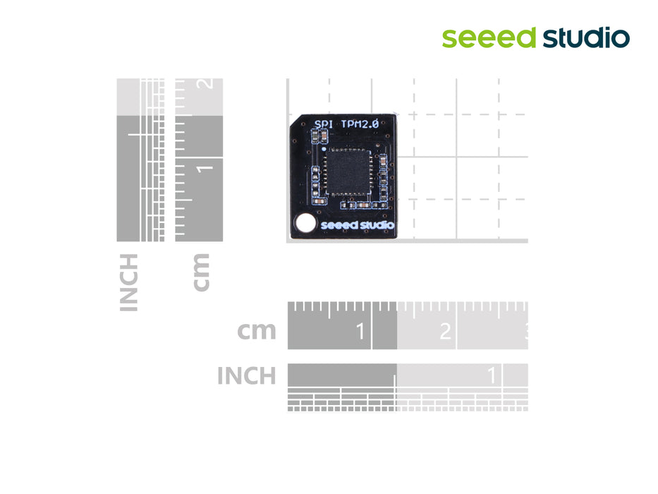 TPM2.0 Module with infineon SLB9670 - SPI interface, Compatible with reComputer Industrial/reServer Industrial featuring Nvidia jetson module.