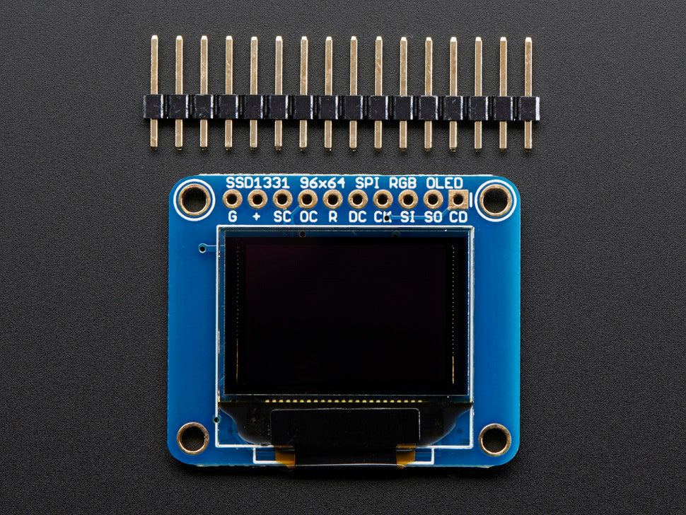 OLED Breakout Board - 16-bit Color 0.96