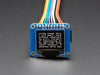 16-bit Color 0.96" Color OLED with color bars test pattern