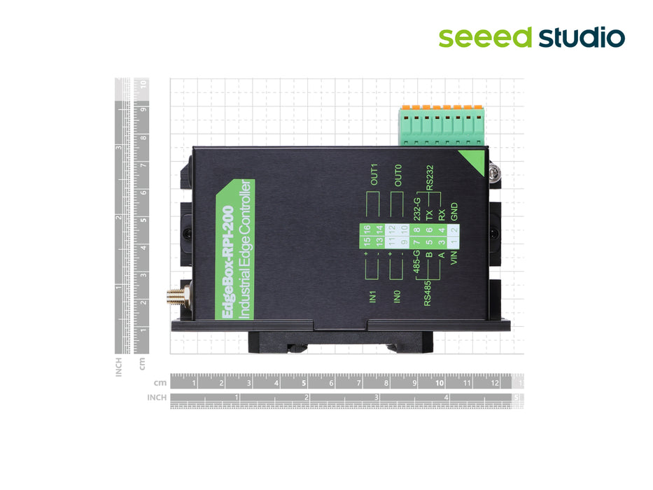 EdgeBox RPI 200 - Industrial Edge Controller 2GB RAM, 8GB eMMC, WiFi