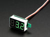 Angled shot of a Mini 3-wire Volt Meter that reads 3.2. 