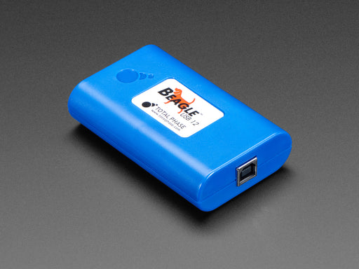 Angled shot of a Beagle USB 12 - Low/Full Speed USB Protocol Analyzer