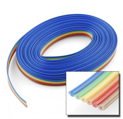 Ribbon Cable - 6 wire (15ft) — Robot Italy