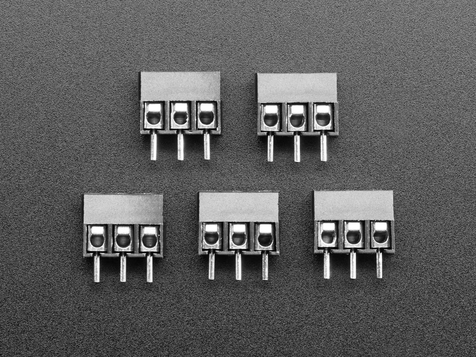 Terminal Block - 3-pin 3.5mm - pack of 5! — Robot Italy