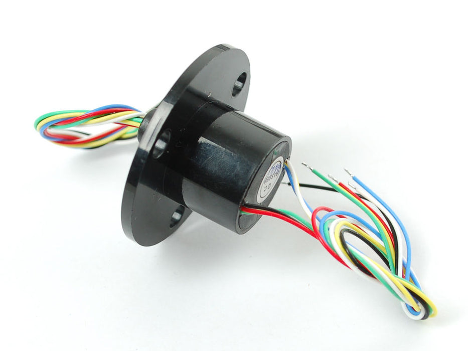 Slip Ring with Flange and 6 wires