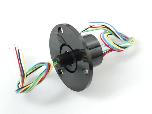 Slip Ring with Flange and 6 wires