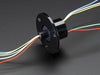 Slip Ring with Flange and 6 wires