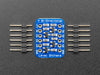 Angled shot of a 4-channel I2C-safe Bi-directional Logic Level Converter.