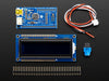 USB + Serial Backpack Kit with 16x2 RGB backlight negative LCD - RGB on Black.