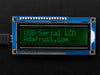 USB + Serial Backpack Kit with 16x2 RGB backlight negative LCD - RGB on Black.