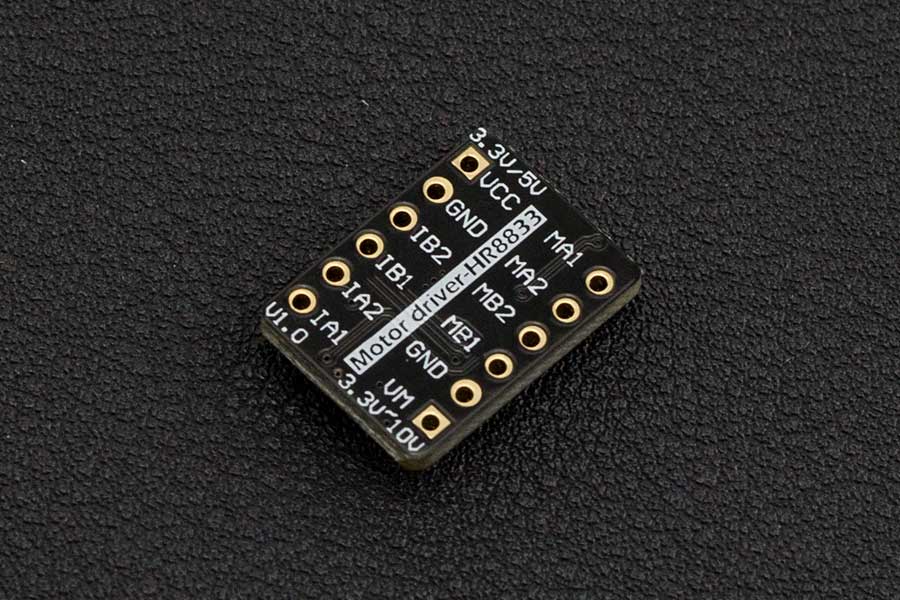 Fermion: HR8833 Thumbnail Sized DC Motor Driver 2x1.5A (Breakout)