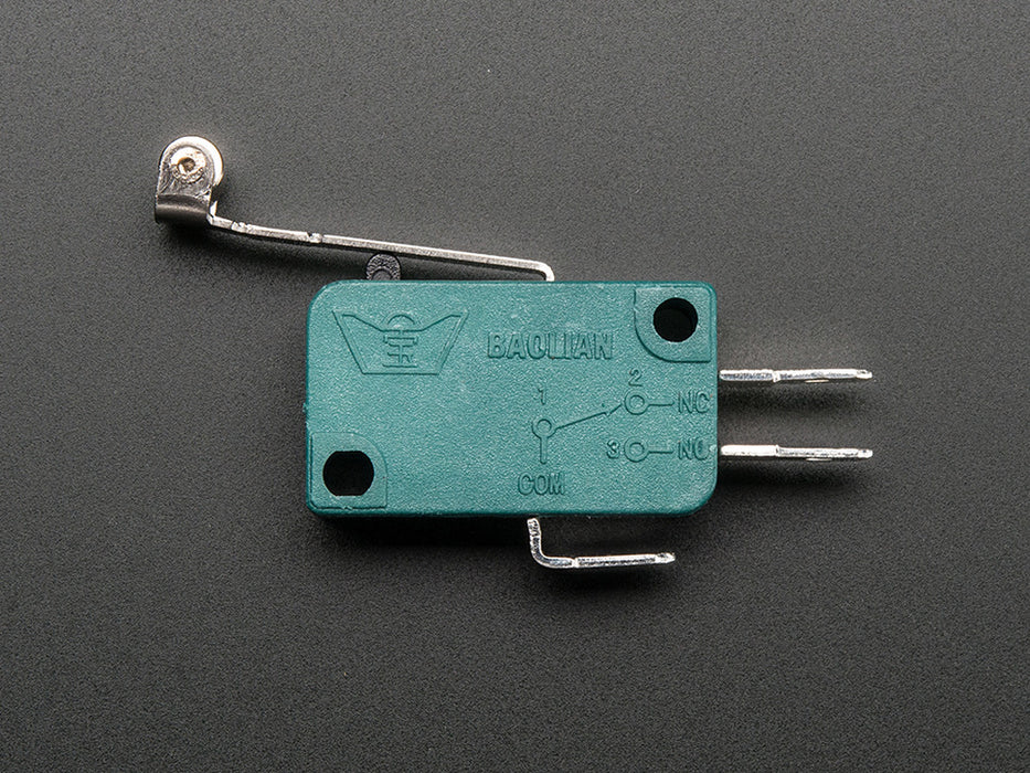 Three Terminal Micro Switch wit Roller Lever