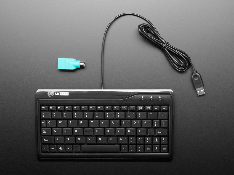 Miniature Keyboard- Microcontroller-Friendly PS/2 and USB — Robot Italy