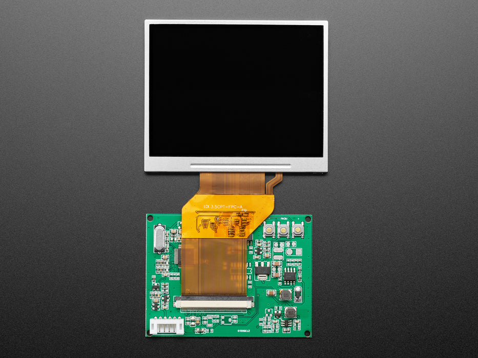 Bare 3.5" Television TFT Display with Receiver board and RCA connector