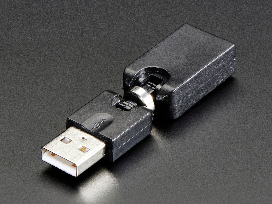 Flexible USB Type A to A Swivel Adapter