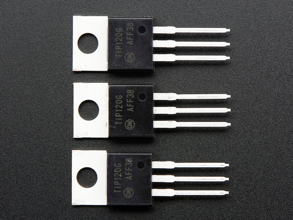 3 pack TIP120 Power Darlington Transistors