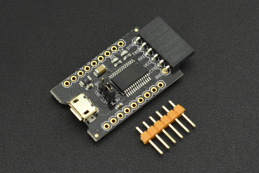 Fermion: FTDI FT232RL Basic Breakout 3.3/5V (Arduino Compatible)