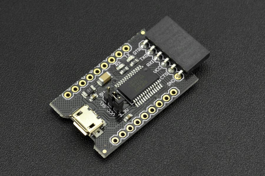 Fermion: FTDI FT232RL Basic Breakout 3.3/5V (Arduino Compatible)