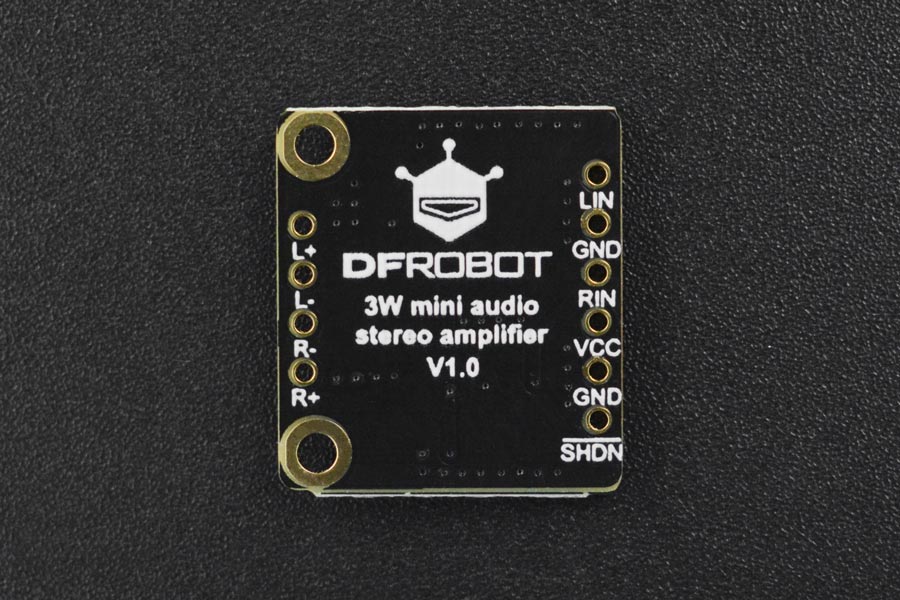 Fermion: PAM8403 3W Mini Audio Stereo Amplifier - W2.54 (Breakout)