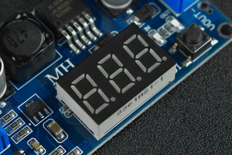 20W Adjustable DC-DC Boost Converter With Digital Display