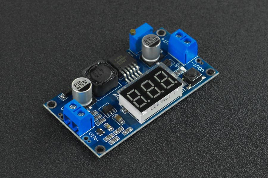 20W Adjustable DC-DC Boost Converter With Digital Display